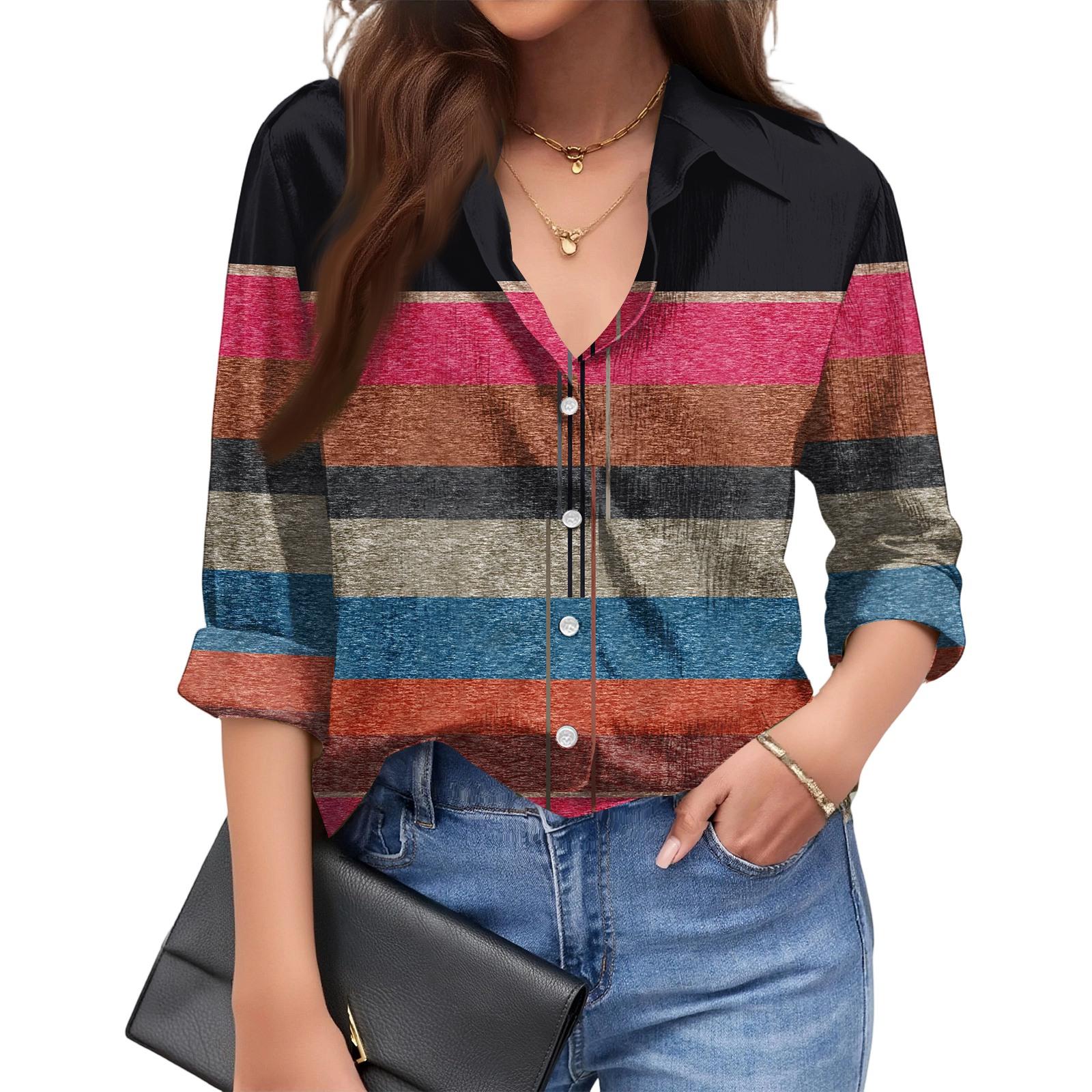 Women s Fashionable Casual Loose Striped Long,sleeved Shirt XXXL червоний
Women s Fashionable Casual Loose Striped Long,sleeved Shirt XXXL червоний