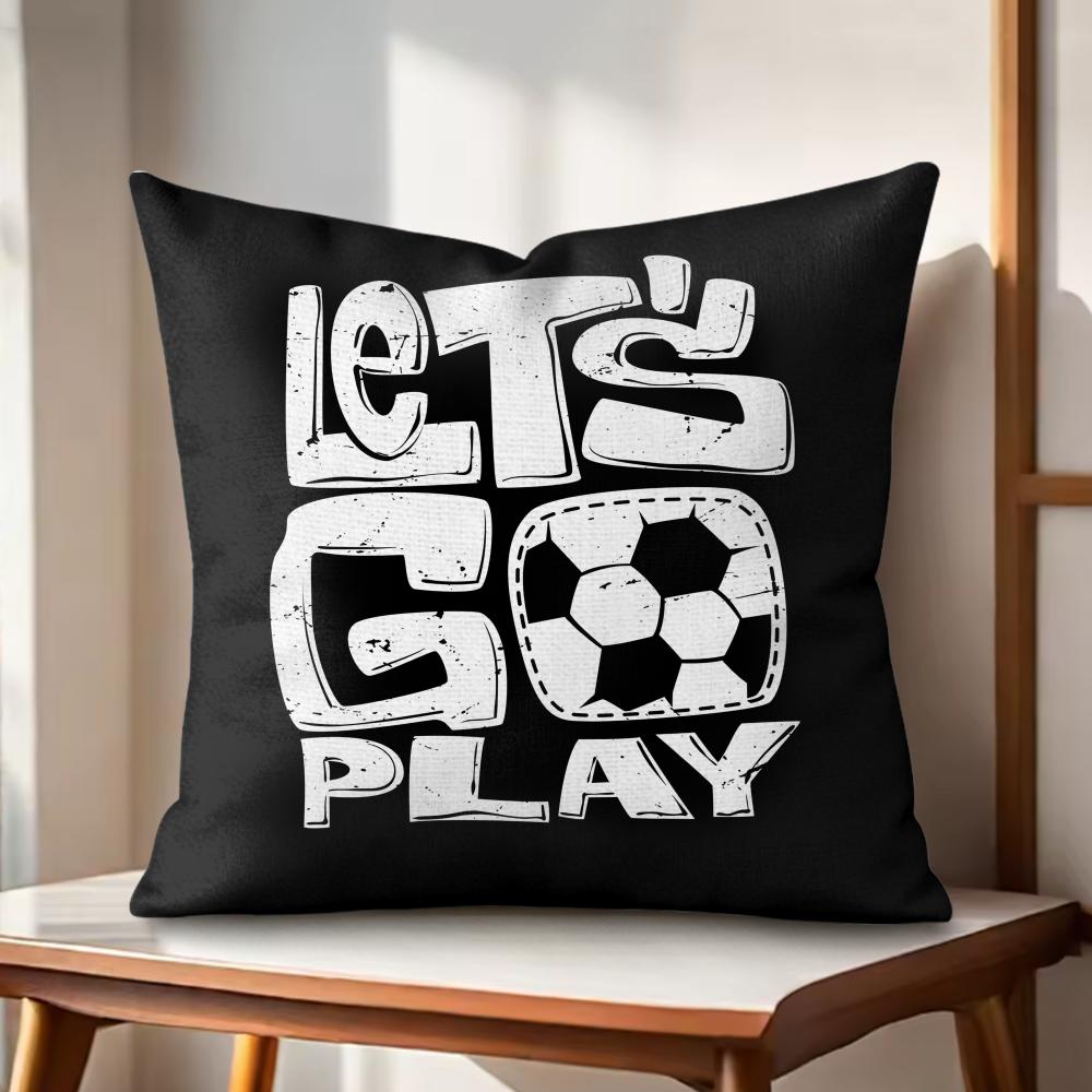 Soccer lover football Cushion Cover Natural Linen Organic Fabric DoubleSided Printing Couch Pillow Covers Home Decor 30x30cm
Soccer lover football Cushion Cover Natural Linen Organic Fabric DoubleSided Printing Couch Pillow Covers Home Decor 30x30cm