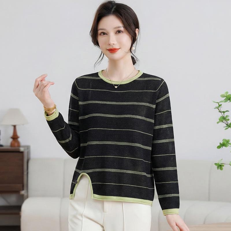 Women s French Color Block Stripe Wool Blend Maternity Sweater - Stylish Round Neck for Middle-Aged & Elderly Fashion XL (63-70 kg) чорний
Women s French Color Block Stripe Wool Blend Maternity Sweater - Stylish Round Neck for Middle-Aged & Elderly Fashion XL (63-70 kg) чорний