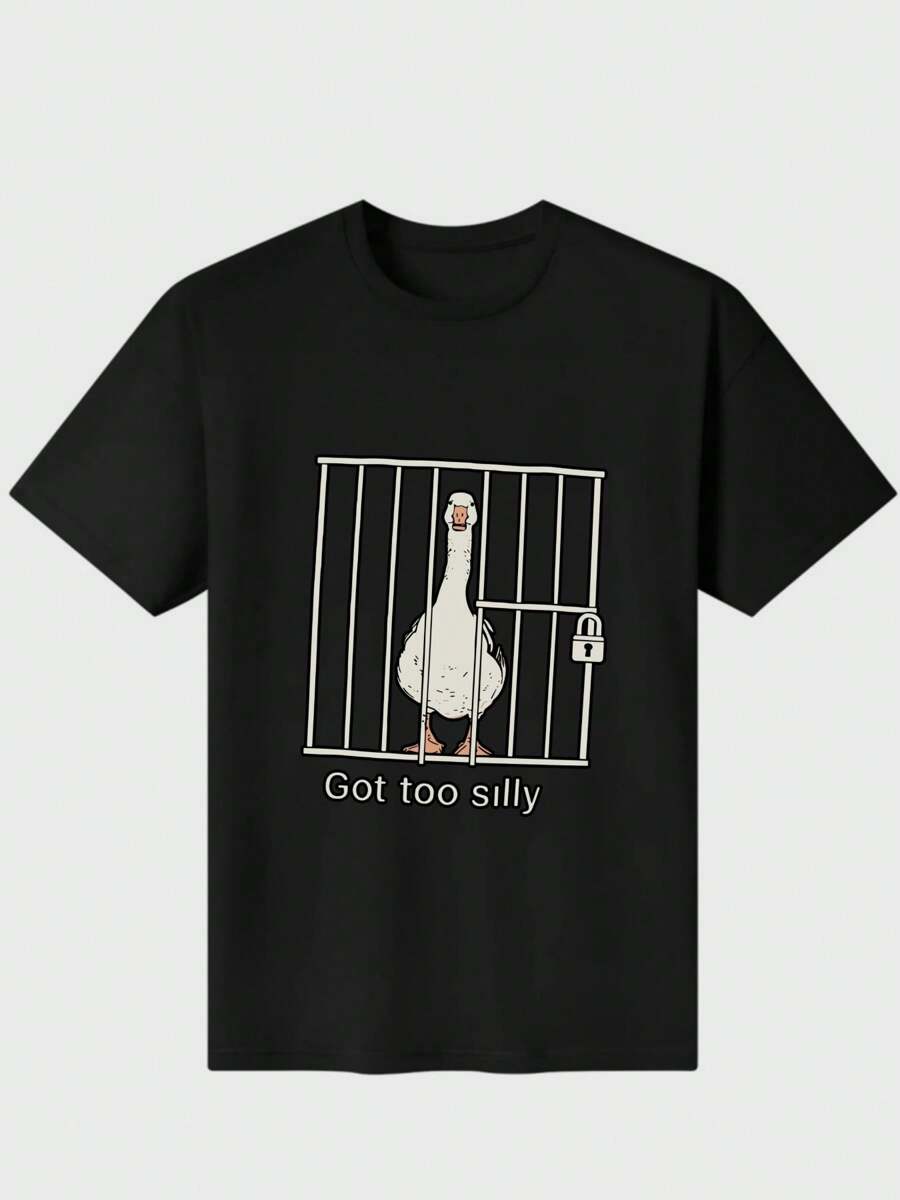 Too Silly TShirt Silly Goose TShirt Casual Digital Print Pure Heavy Cotton T Shirt S
Too Silly TShirt Silly Goose TShirt Casual Digital Print Pure Heavy Cotton T Shirt S