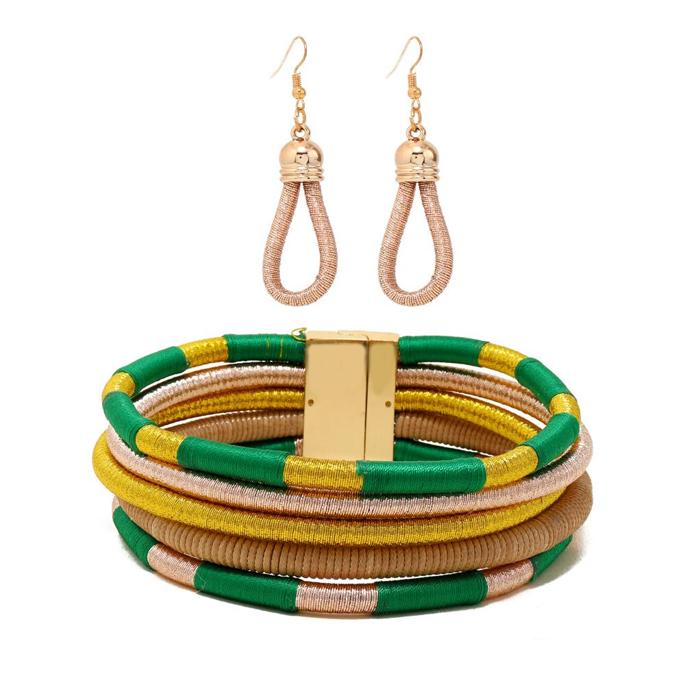 Africa Tribal Neck Jewelry Multilayer Colorful Rope Weave Chunky Bib Statement Necklace Earrings Set For Women Party Accessories хакі
Africa Tribal Neck Jewelry Multilayer Colorful Rope Weave Chunky Bib Statement Necklace Earrings Set For Women Party Accessories хакі