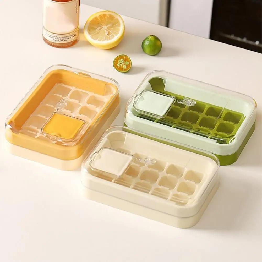15 Compartments Ice Cube Mold Food Grade Ice Cube Storage Box Household Pressing Ice Cube білий
15 Compartments Ice Cube Mold Food Grade Ice Cube Storage Box Household Pressing Ice Cube білий