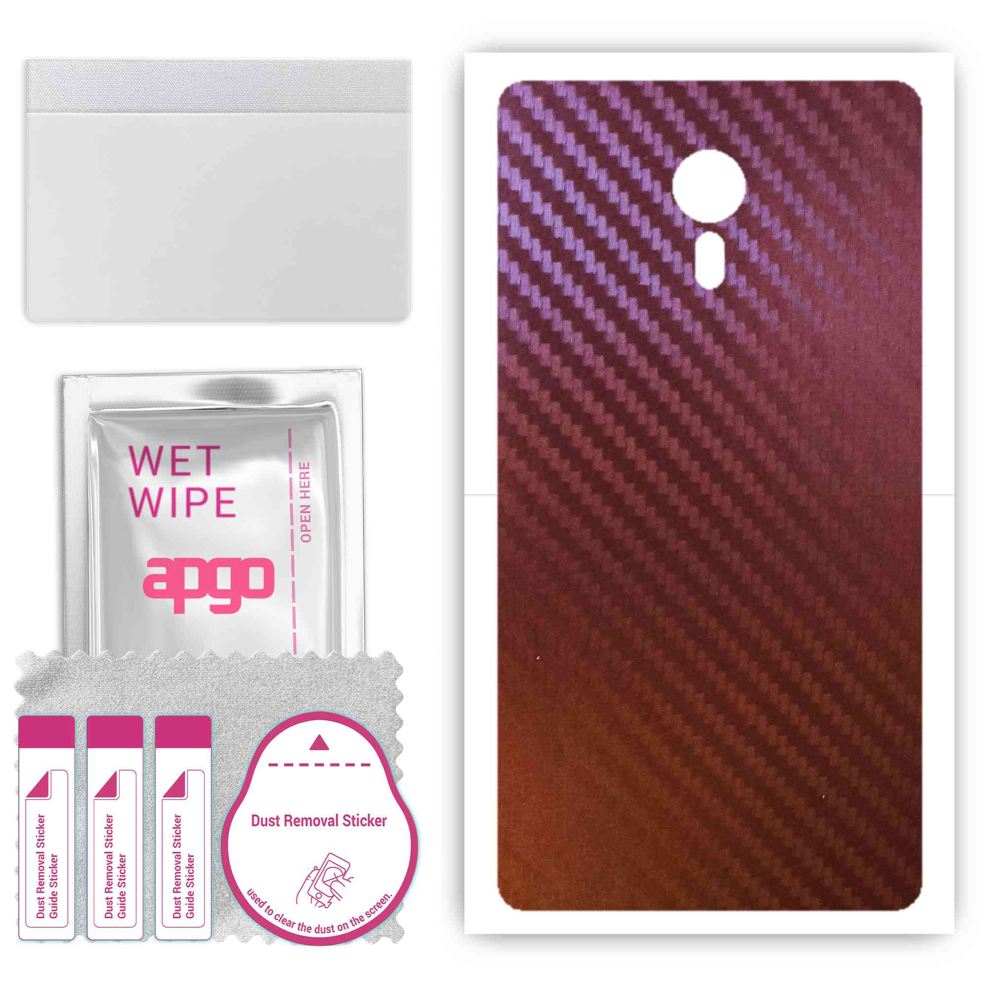 apgo skin sticker film foil vinyl for the BACK compatible with Lenovo ZUK Edge, scratch-resistant, easy to install - Carbon Chameleon CAKA5
apgo skin sticker film foil vinyl for the BACK compatible with Lenovo ZUK Edge, scratch-resistant, easy to install - Carbon Chameleon CAKA5