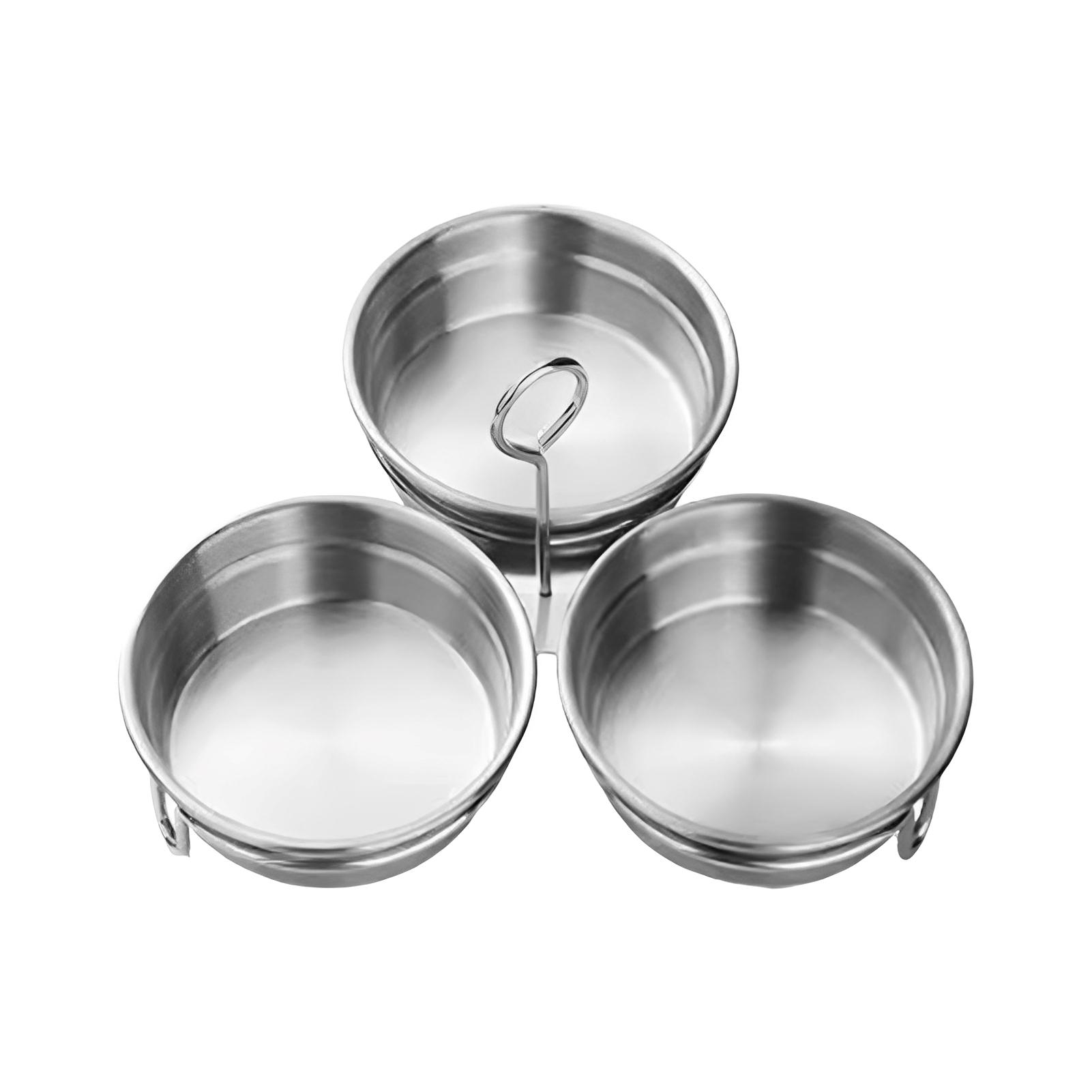 Stainless Steel Egg Steamer 3 In 1 Household Poached Egg Mold Round Shape For Home Kitchen And Camping
Stainless Steel Egg Steamer 3 In 1 Household Poached Egg Mold Round Shape For Home Kitchen And Camping