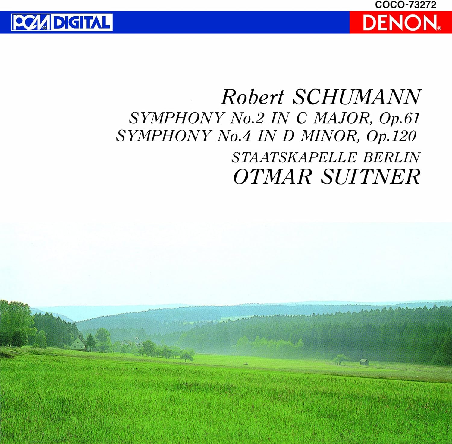 CD SWITNER/BERLIN SK - Schumann: Symphony No. 2/No. 4 COCO73272 Japan ObiClassical Used
CD SWITNER/BERLIN SK - Schumann: Symphony No. 2/No. 4 COCO73272 Japan ObiClassical Used