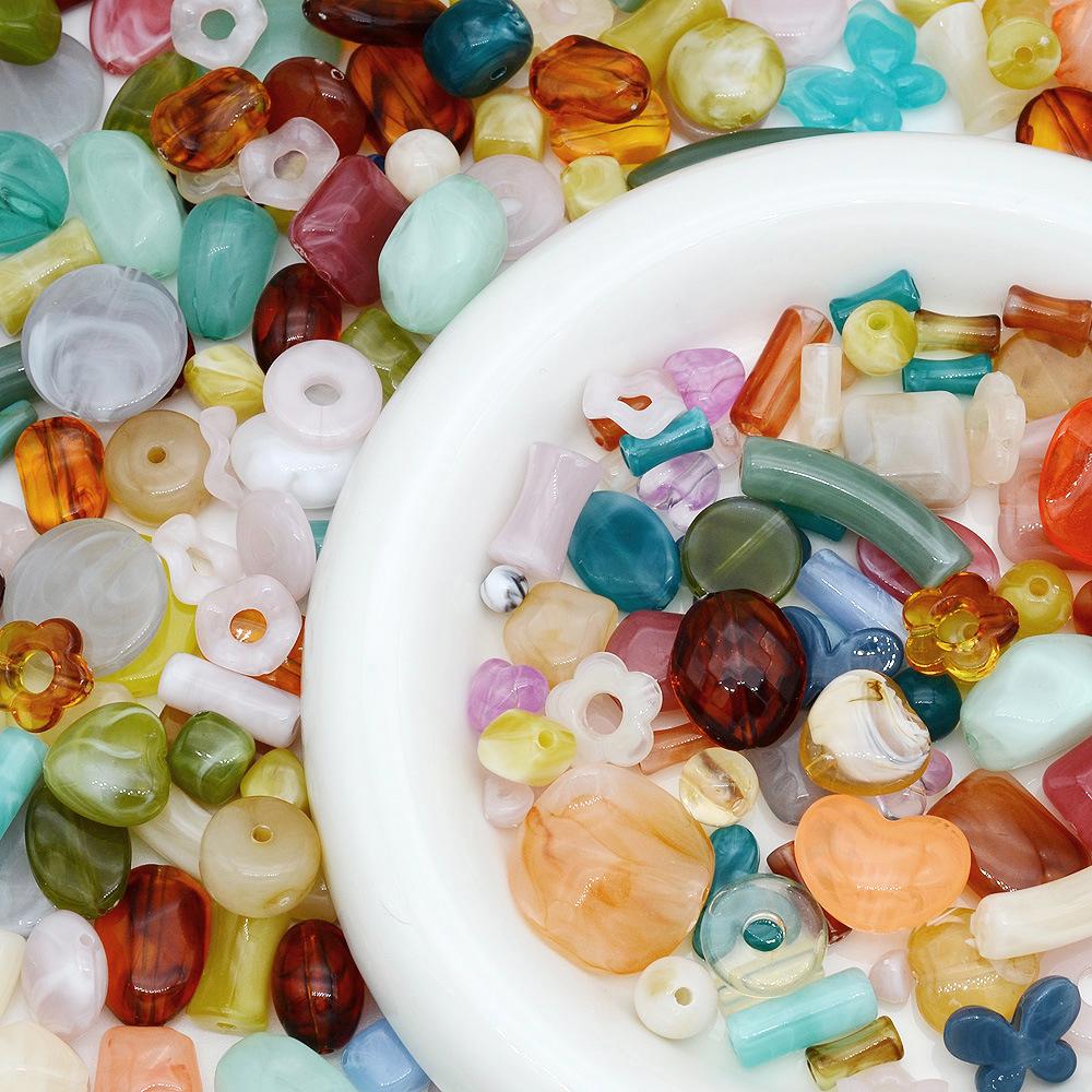 Irrelevant Scenery Acrylic Mixed Media DIY Beading Materials: Dyed Loose Beads for Bracelets & Phone Chains
Irrelevant Scenery Acrylic Mixed Media DIY Beading Materials: Dyed Loose Beads for Bracelets & Phone Chains