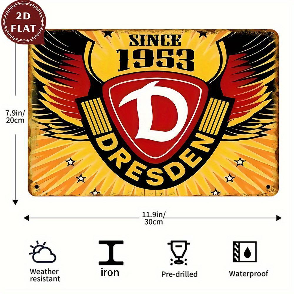 Vintage Dresden 1953 Metal Sign Plaque Waterproof Dustproof Iron Wall Art for Family Room Wedding Birthday Holiday Grad aluminum 20x30cm
Vintage Dresden 1953 Metal Sign Plaque Waterproof Dustproof Iron Wall Art for Family Room Wedding Birthday Holiday Grad aluminum 20x30cm