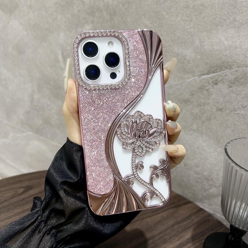 Electroplated Rhinestone Flower Soft Case for iPhone 17 Pro Max iPhone 13 Pro Max
Electroplated Rhinestone Flower Soft Case for iPhone 17 Pro Max iPhone 13 Pro Max