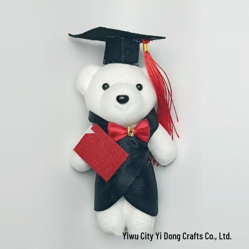 Graduation Bear Plush Toy Bouquet: Master s and Doctoral Cartoon Little Bear Figurine Decoration 10 pieces per pack (Transparent Self-sealing Bag)
Graduation Bear Plush Toy Bouquet: Master s and Doctoral Cartoon Little Bear Figurine Decoration 10 pieces per pack (Transparent Self-sealing Bag)