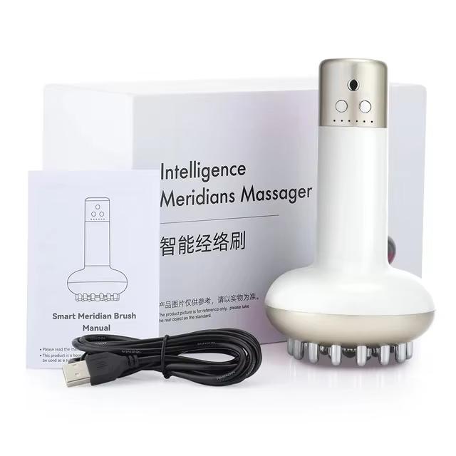 Eletric Guahsa Massager Meridian Massage Brush Lymphatic Drainage Machine Heating Microcurrent Body Back Massager Anti Cellulit білий
Eletric Guahsa Massager Meridian Massage Brush Lymphatic Drainage Machine Heating Microcurrent Body Back Massager Anti Cellulit білий
