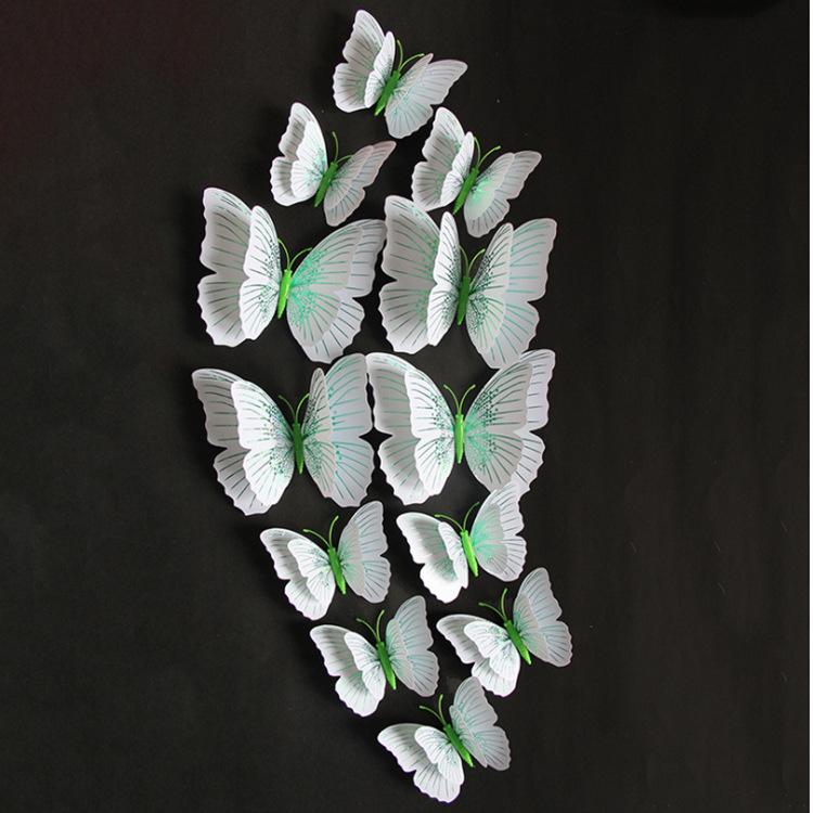 12Pcs Glitter Butterfly 3DThree-dimensional Wall Decorations Butterfly Crafts Butterfly Streamers Double Butterfly Wall Stickers зелений
12Pcs Glitter Butterfly 3DThree-dimensional Wall Decorations Butterfly Crafts Butterfly Streamers Double Butterfly Wall Stickers зелений