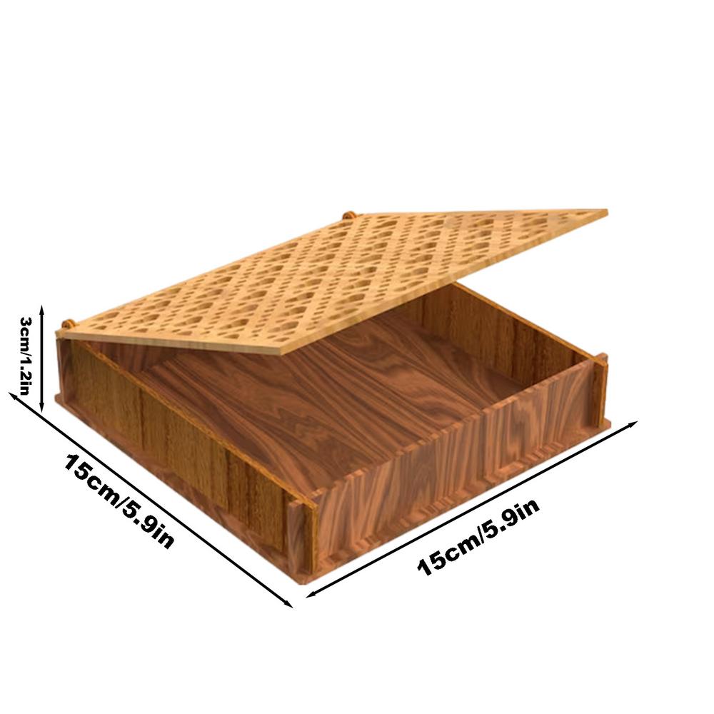 Wooden Trinket Box Jewelry Storage Case With Heart Hollow Pattern Assembly Container With Lid For Living Room Bedroom коричневий
Wooden Trinket Box Jewelry Storage Case With Heart Hollow Pattern Assembly Container With Lid For Living Room Bedroom коричневий