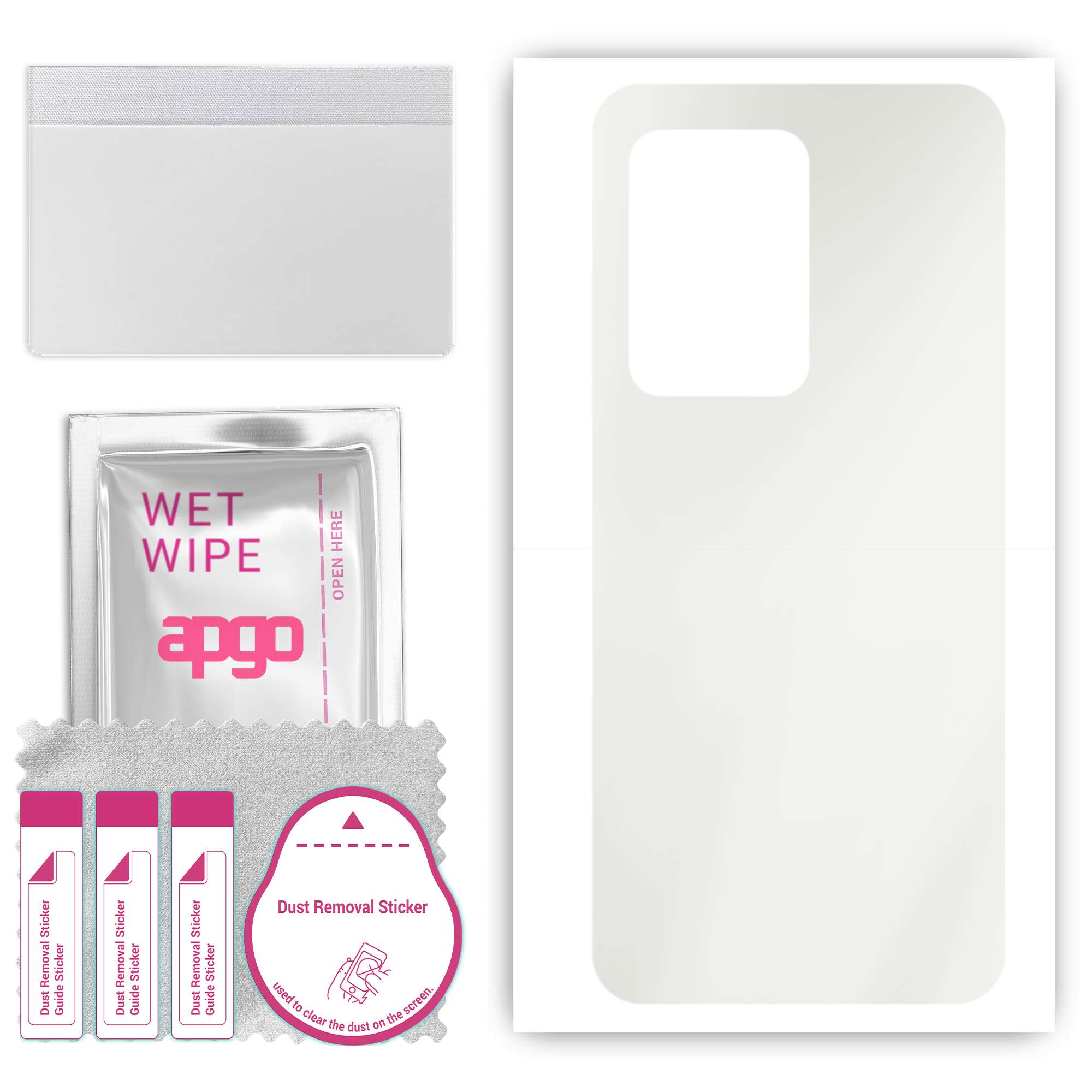apgo MATTE Protective Skin Sticker for the back compatible with Oukitel WP17, Wrap Film, Hydrogel Film, Flexible, Soft TPU with positioning layer easy
apgo MATTE Protective Skin Sticker for the back compatible with Oukitel WP17, Wrap Film, Hydrogel Film, Flexible, Soft TPU with positioning layer easy