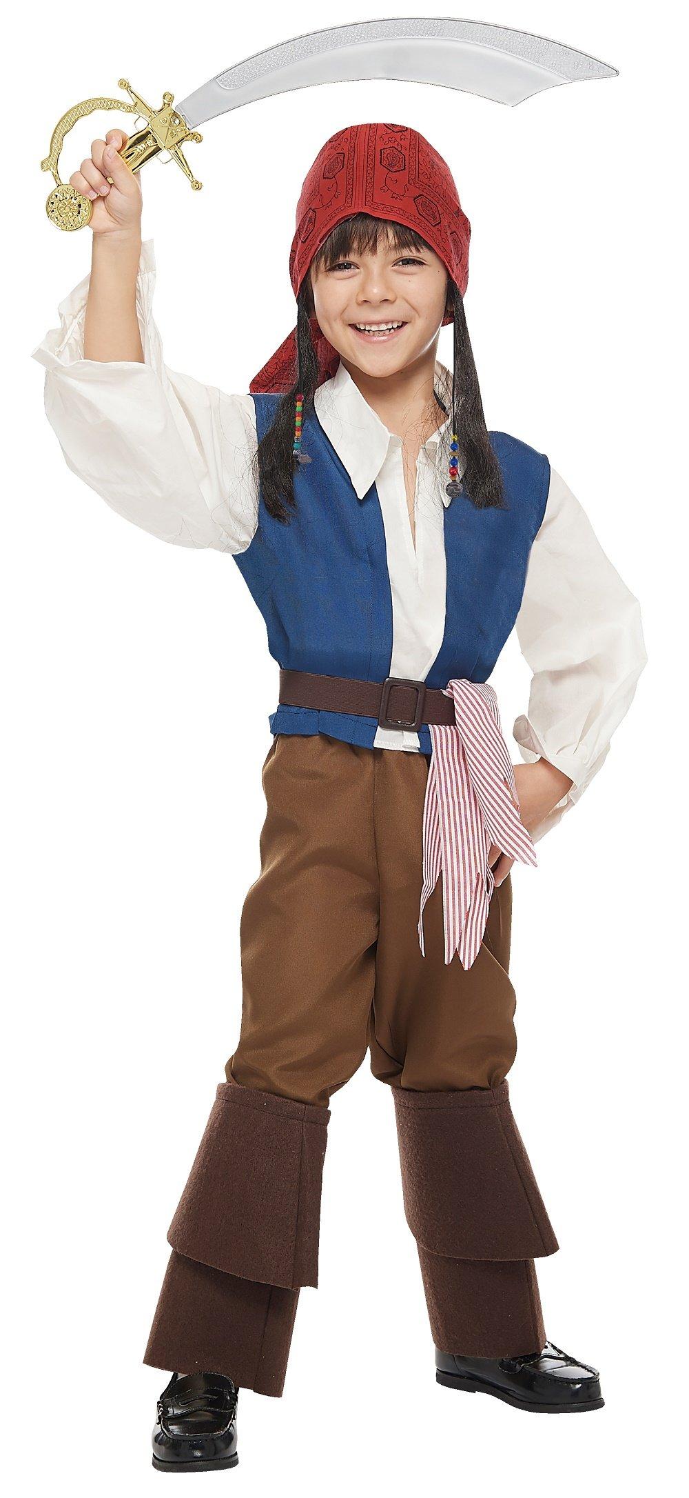 Disney Pirates of the Caribbean Jack Sparrow Kids Costume for Boys Height 100cm-120cm
Disney Pirates of the Caribbean Jack Sparrow Kids Costume for Boys Height 100cm-120cm