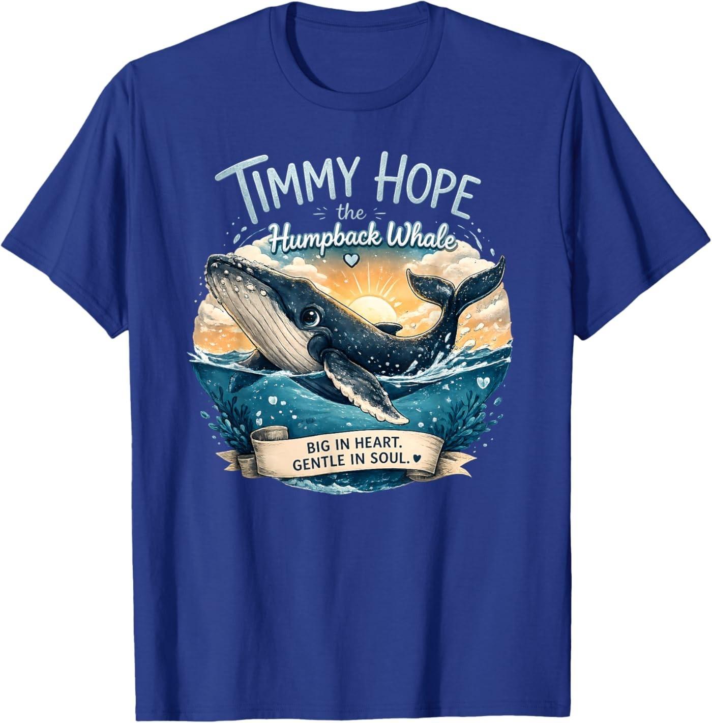 Timmy Hope Cute Humpback Whale Gentle Heart T-Shirt 5XL різнокольоровий
Timmy Hope Cute Humpback Whale Gentle Heart T-Shirt 5XL різнокольоровий