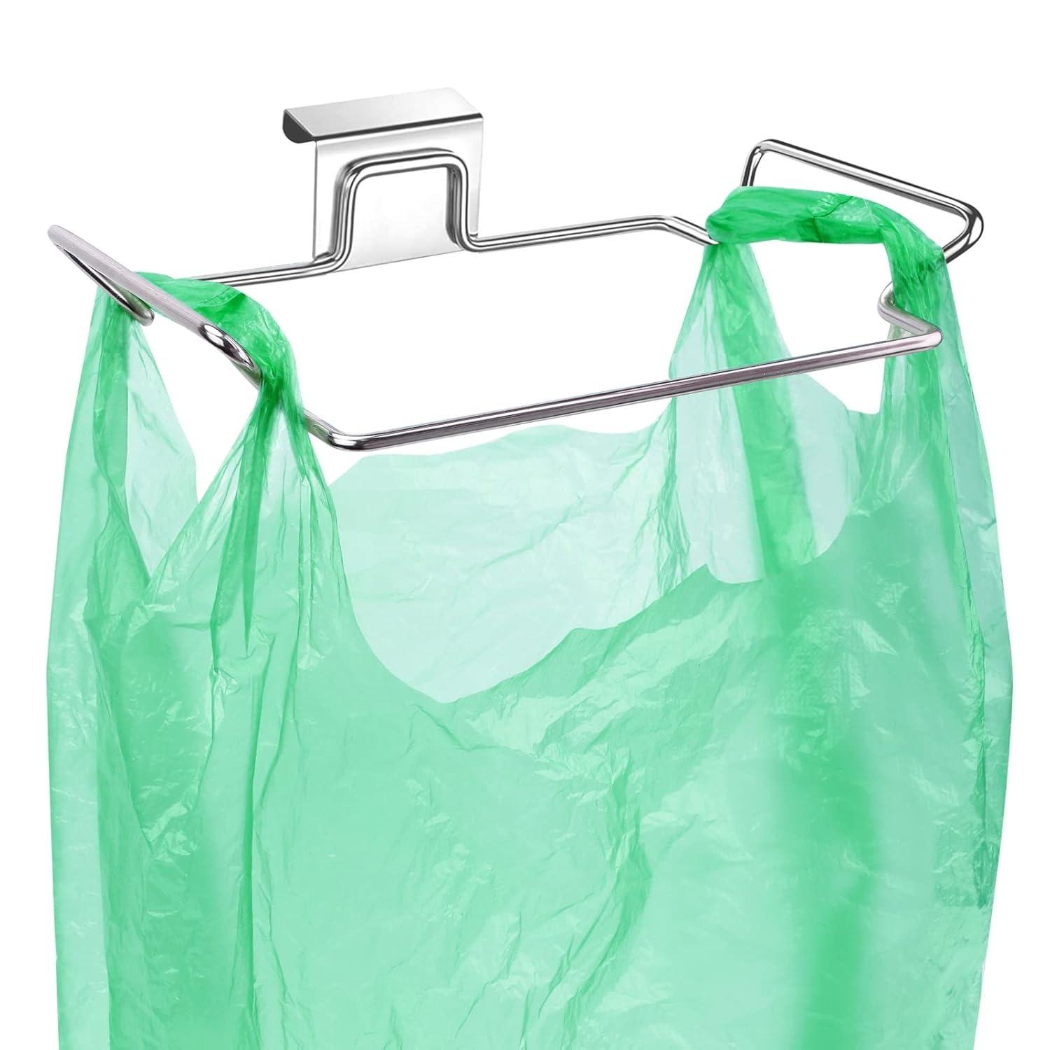 Large Stainless Steel Trash Bag Holder for Kitchen Cabinets Doors and Cupboards, Under Sink Bag Holder, Garbage Bag Holder, Kitchen Waste Can Pack of 1 срібний
Large Stainless Steel Trash Bag Holder for Kitchen Cabinets Doors and Cupboards, Under Sink Bag Holder, Garbage Bag Holder, Kitchen Waste Can Pack of 1 срібний