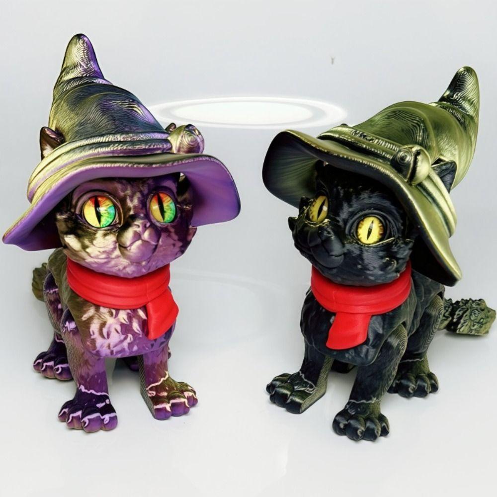 Plastic Material 3D Printed Cat Model Big Eyes Cute Cat Figure Articulated Cats Doll Living Room style J
Plastic Material 3D Printed Cat Model Big Eyes Cute Cat Figure Articulated Cats Doll Living Room style J