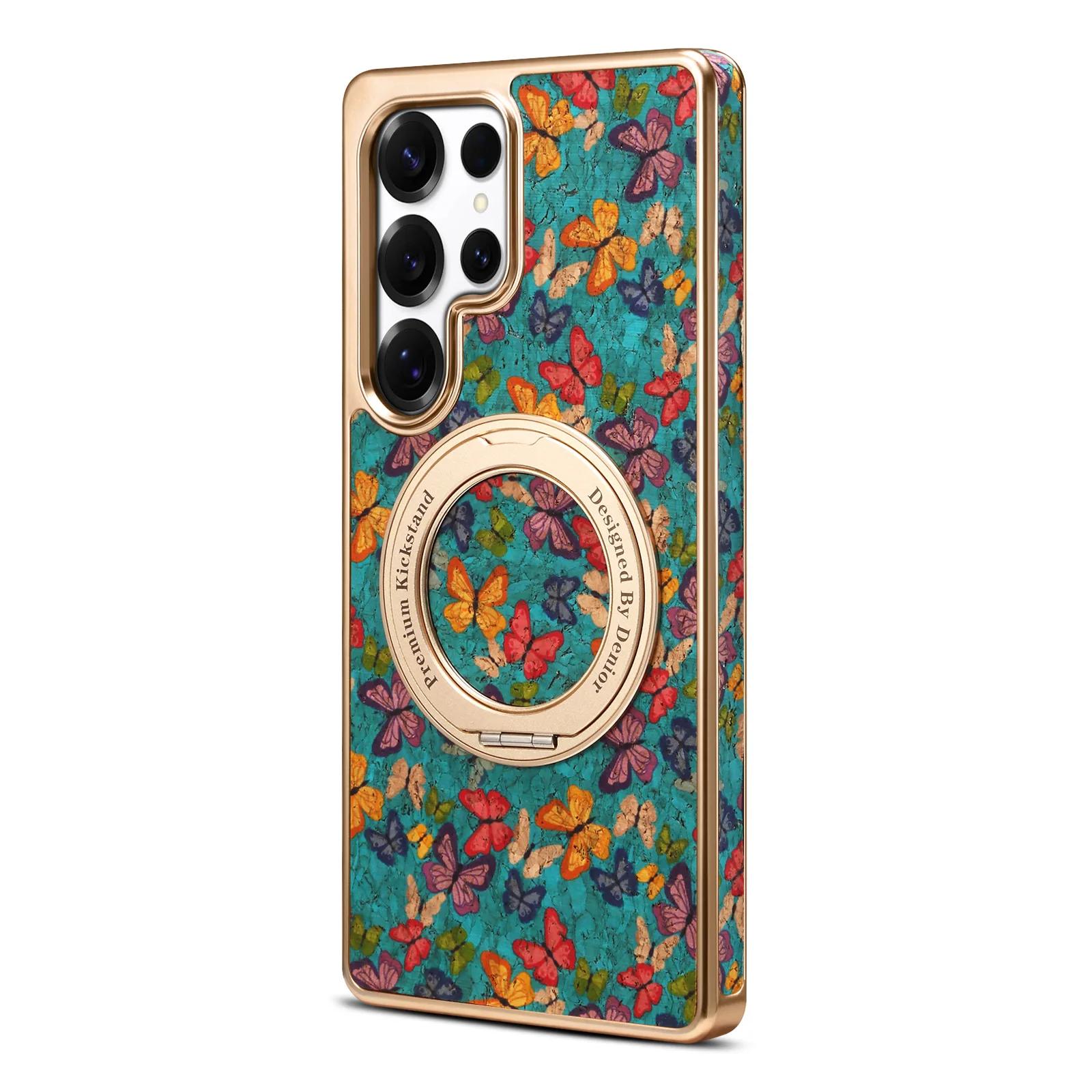 Luxury Magnetic Bracket Cork Leather Phone Case for Samsung Galaxy S26 Ultra S25 Plus S24 S23 Flower Design Plated Frame Shell Galaxy S26 Plus синій
Luxury Magnetic Bracket Cork Leather Phone Case for Samsung Galaxy S26 Ultra S25 Plus S24 S23 Flower Design Plated Frame Shell Galaxy S26 Plus синій