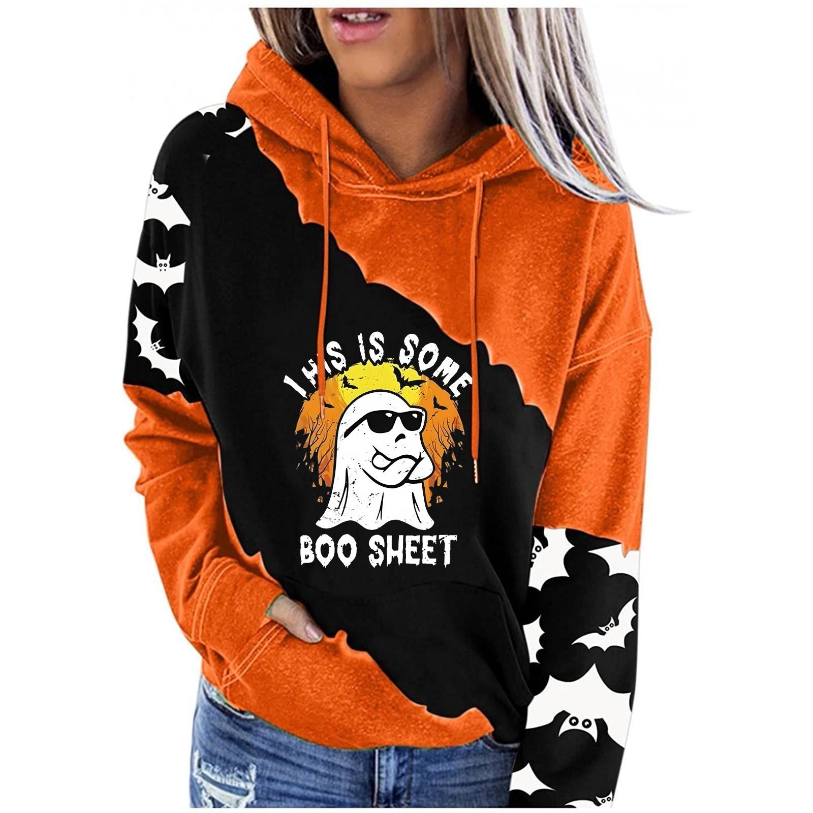 Женская мода повседневный Хэллоуин принтованный пуловер круглый вырез с заниженной линией плеча длинный рукав толстовка XXL винный
Женская мода повседневный Хэллоуин принтованный пуловер круглый вырез с заниженной линией плеча длинный рукав толстовка XXL винный