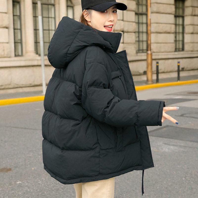 Пуховик з капюшоном однотонний жіночий зимовий короткий новий модний білий качиний пух великого розміру One Size чорний
Пуховик з капюшоном однотонний жіночий зимовий короткий новий модний білий качиний пух великого розміру One Size чорний