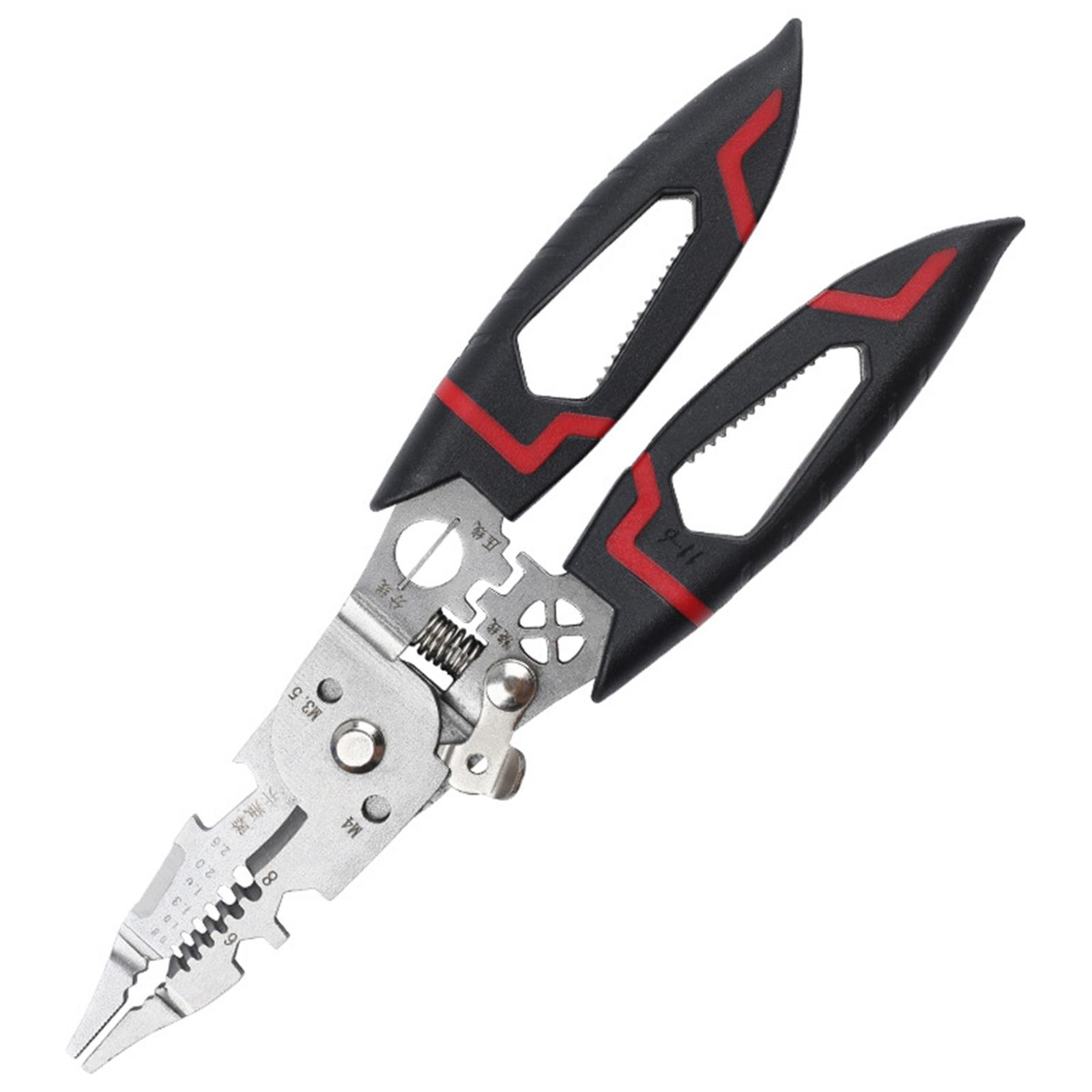 Ergonomic 6Inch Wire Stripper MultiTool Featuring NonSlip Handle Durability Alloy Steel Construction Cable Cutter Tool 1
Ergonomic 6Inch Wire Stripper MultiTool Featuring NonSlip Handle Durability Alloy Steel Construction Cable Cutter Tool 1