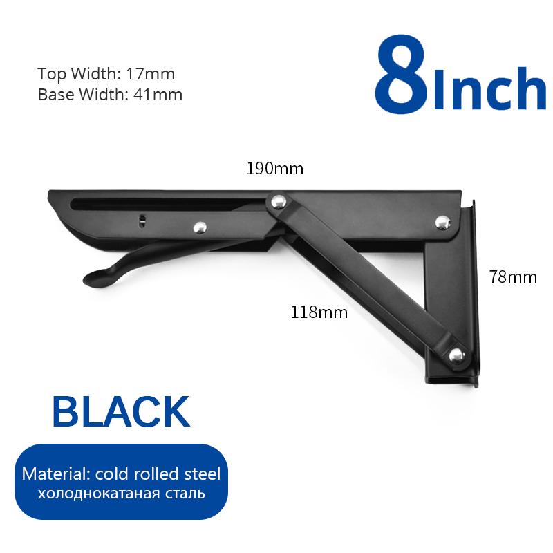 NAIERDI 2PCS 8-20inch Stainless Steel Folding Angle Bracket White Black Iron Triangle Wall Mount Bracket For Shelf Bench Table
NAIERDI 2PCS 8-20inch Stainless Steel Folding Angle Bracket White Black Iron Triangle Wall Mount Bracket For Shelf Bench Table