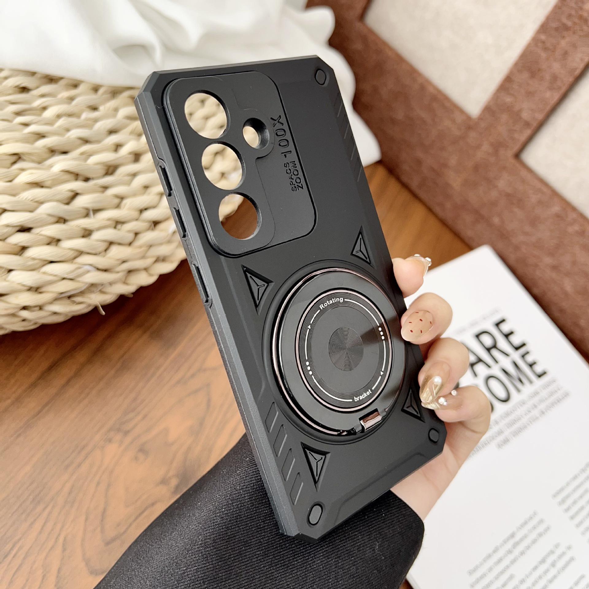 360° Rotating Mecha Bracket Case with Magnetic Ring for Samsung S26 Ultra A06 чёрный
360° Rotating Mecha Bracket Case with Magnetic Ring for Samsung S26 Ultra A06 чёрный