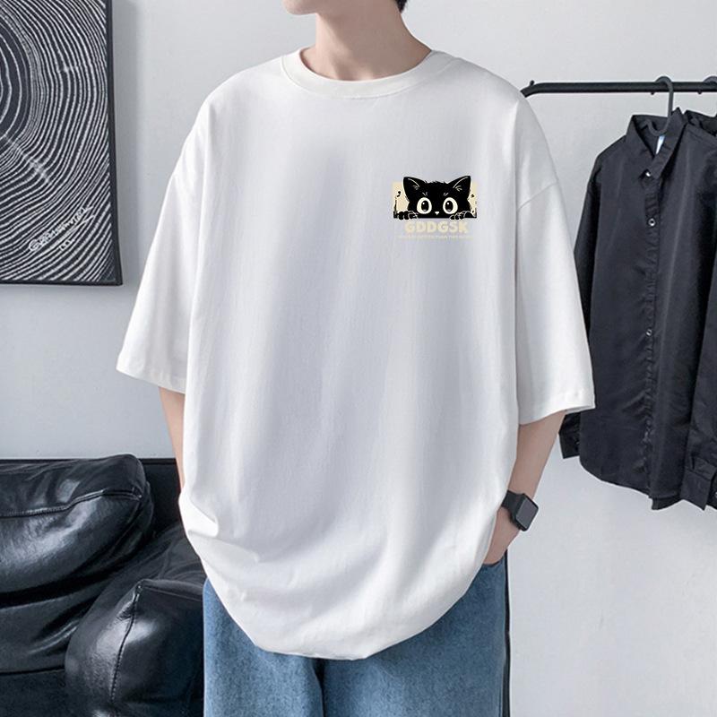 Милый котенок мужская футболка оверсайз из плотного гребенного хлопка со спущенным плечом, уличная одежда XXXL белый
Милый котенок мужская футболка оверсайз из плотного гребенного хлопка со спущенным плечом, уличная одежда XXXL белый