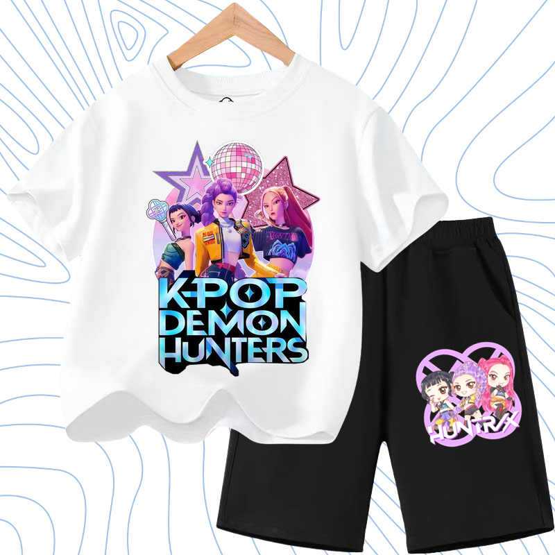 Summer Fashion Girls Casual T Shirt Sets Cartoon Printed Kids Fashion Outfits Children s O Neck Short Sleeve Tops Shorts 2pcs 100
Summer Fashion Girls Casual T Shirt Sets Cartoon Printed Kids Fashion Outfits Children s O Neck Short Sleeve Tops Shorts 2pcs 100