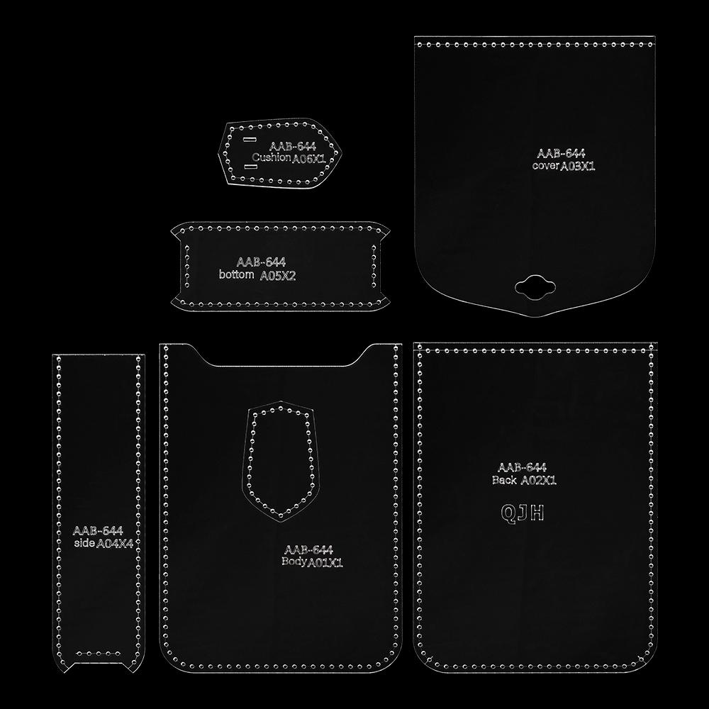 1Set Precision Acrylic Template DIY Leather Crafting Kit, Mini Lipstick Pouches, Crossbody & Phone Bags Making Stencil & Pattern
1Set Precision Acrylic Template DIY Leather Crafting Kit, Mini Lipstick Pouches, Crossbody & Phone Bags Making Stencil & Pattern