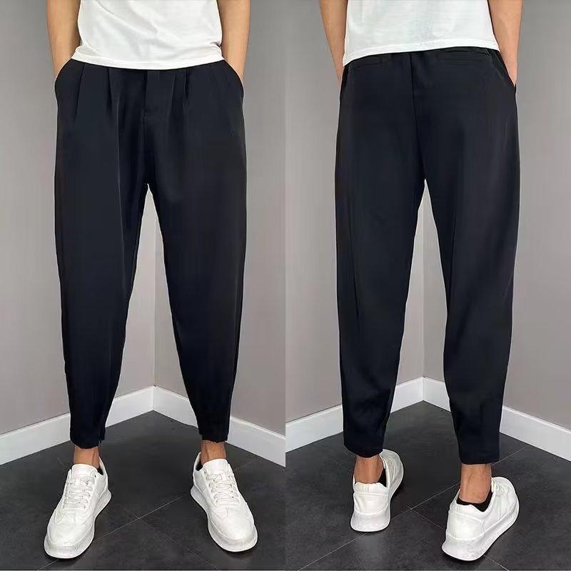 Мужские модные весенние повседневные брюки с манжетами на липучках 38 чёрный
Мужские модные весенние повседневные брюки с манжетами на липучках 38 чёрный