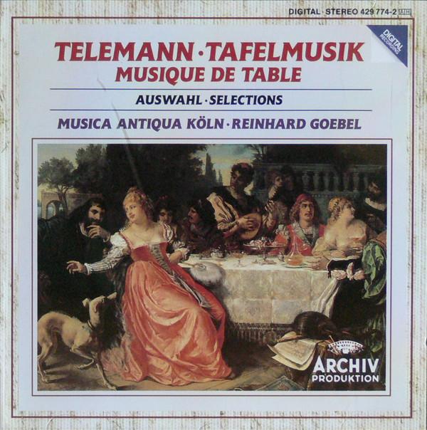 CD TELEMANN, GOEBEL; MUSICA ANTIQUA KO - Teleman: Tafelmusik 4297742 Archiv Produkti 1989 Germany Classical Used
CD TELEMANN, GOEBEL; MUSICA ANTIQUA KO - Teleman: Tafelmusik 4297742 Archiv Produkti 1989 Germany Classical Used