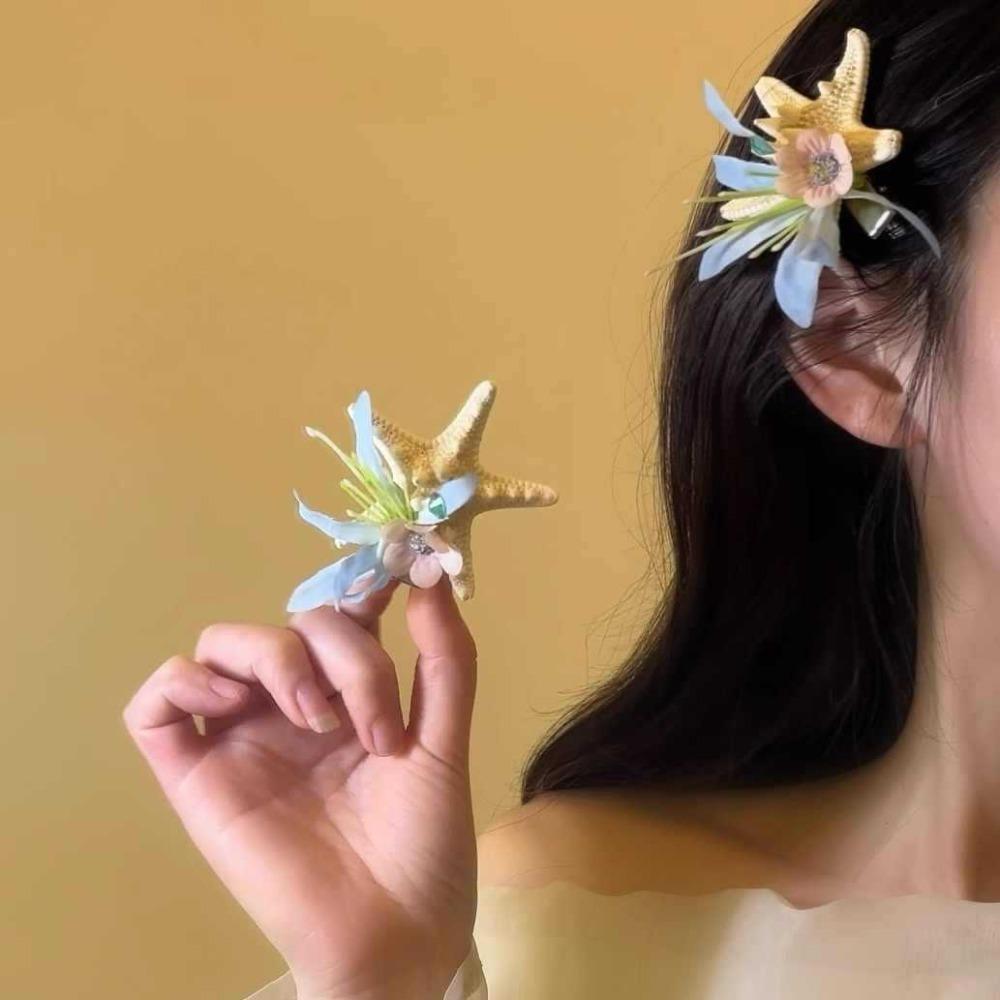 Resin Starfish Hair Clip Sweet Women Side Clip Simple Orchid Flower Hairpin Seaside Style 4
Resin Starfish Hair Clip Sweet Women Side Clip Simple Orchid Flower Hairpin Seaside Style 4