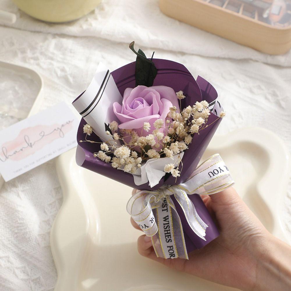 DIY Artificial Rose Carnation Bouquet Hand Gift Simulation Flower Soap Flower Wedding Party Rose Red-Carnation 
DIY Artificial Rose Carnation Bouquet Hand Gift Simulation Flower Soap Flower Wedding Party Rose Red-Carnation