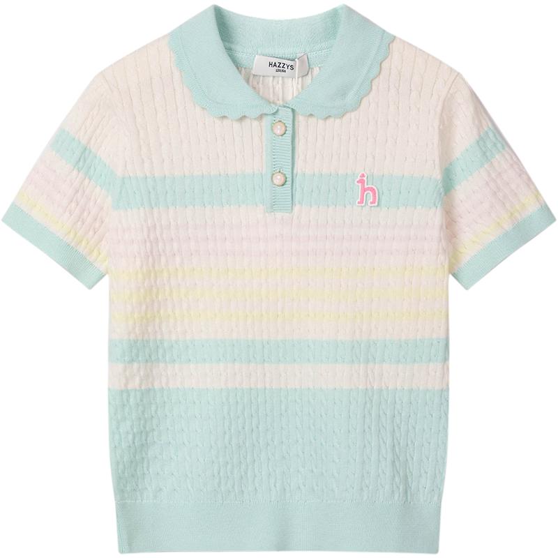 HAZZYS Girls Ruffled Collar Polo T-Shirt 165
HAZZYS Girls Ruffled Collar Polo T-Shirt 165