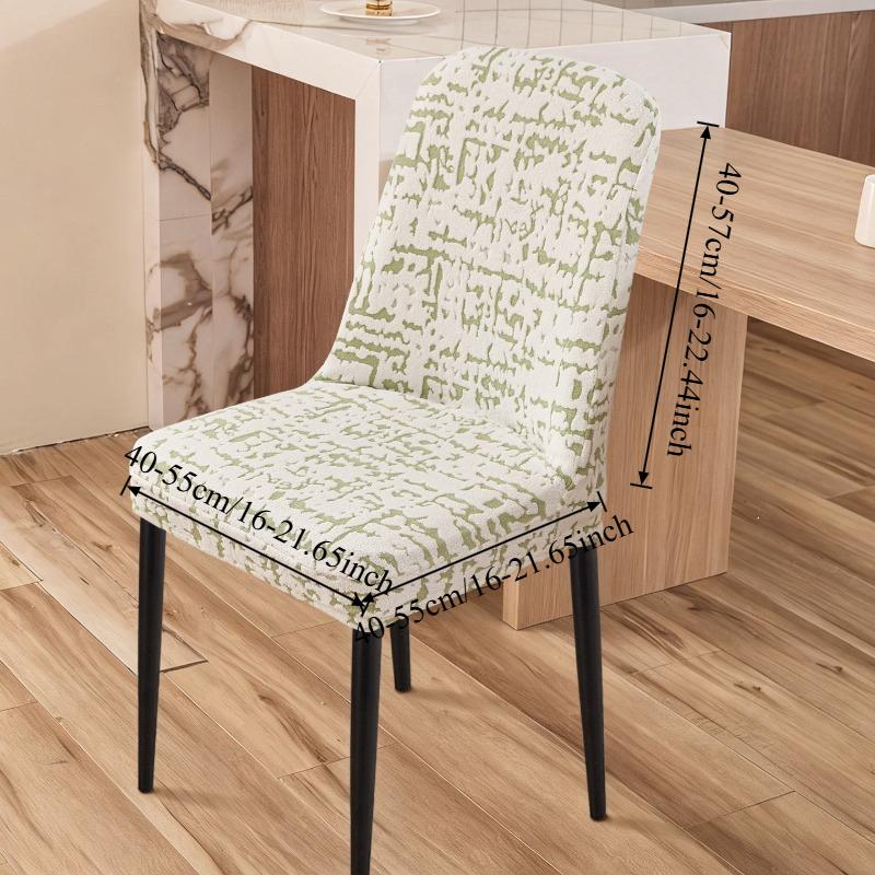 1/2/4/6Pcs Thickened Elastic All Inclusive Chair Slipcover for Curved Backrest Chair, Anti-slip Pet Scratch Resistant Home Decor 1 Pc зелений
1/2/4/6Pcs Thickened Elastic All Inclusive Chair Slipcover for Curved Backrest Chair, Anti-slip Pet Scratch Resistant Home Decor 1 Pc зелений