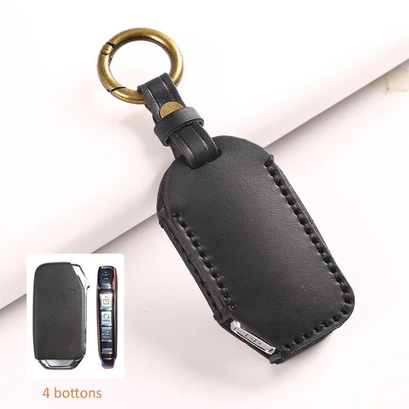 4 Bottons Leather Car Key Case Kia Seltos Smart Remote Key Cover For Kia Seltos Accessories
4 Bottons Leather Car Key Case Kia Seltos Smart Remote Key Cover For Kia Seltos Accessories