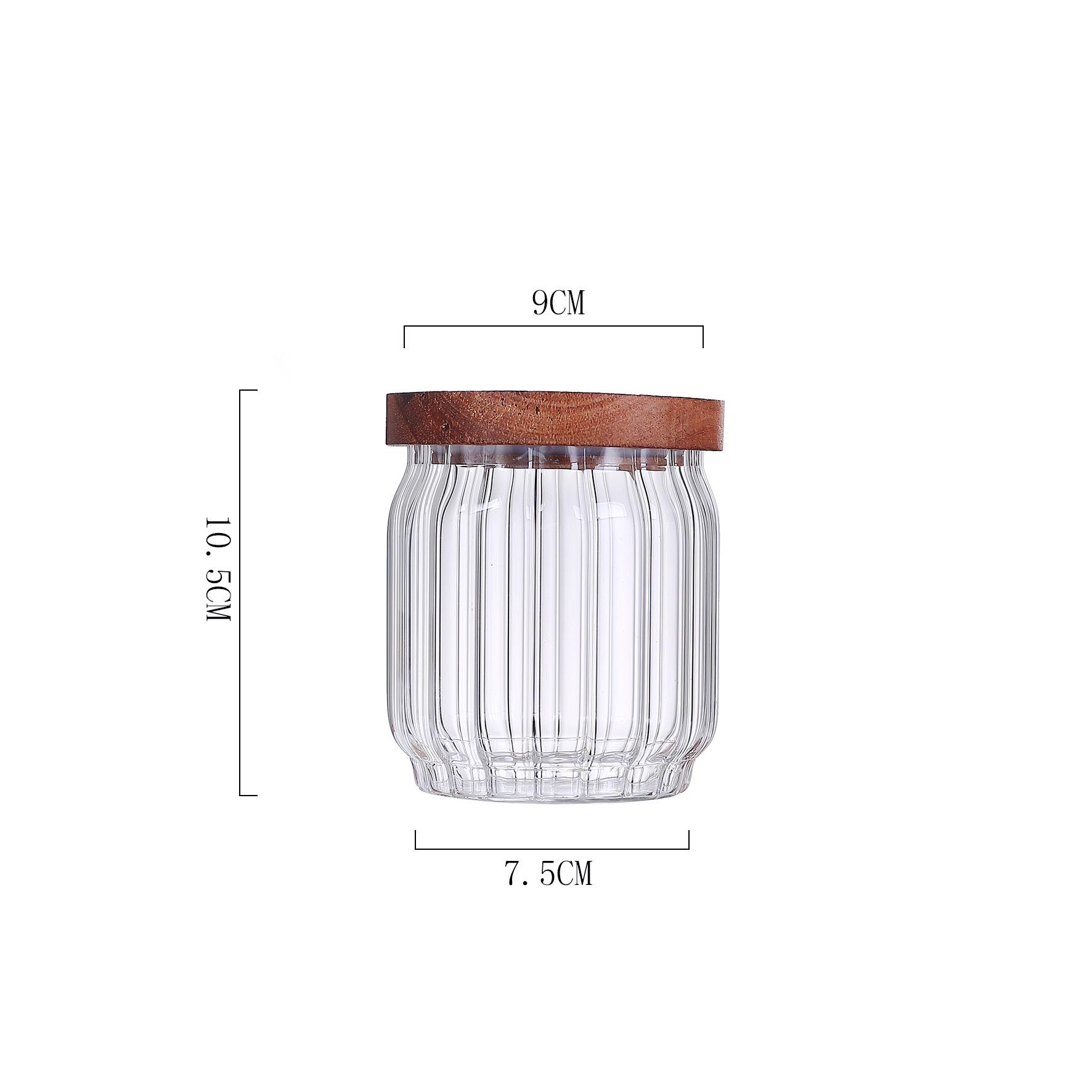 Wave Stripe Glass Storage Jar with Wood Lid for Coffee Beans 7.5cm x 10.5cm прозорий
Wave Stripe Glass Storage Jar with Wood Lid for Coffee Beans 7.5cm x 10.5cm прозорий