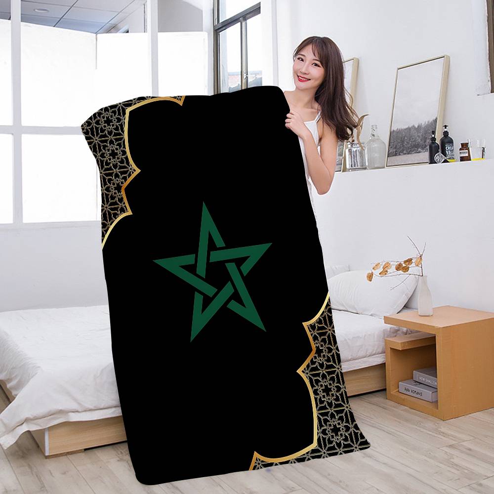 Morocco Map Flag Microfiber Printed Beach Towel Mountain Climbing Yoga Beach Swimming Running Absorbent Soft Towel W40*H60(CM)
Morocco Map Flag Microfiber Printed Beach Towel Mountain Climbing Yoga Beach Swimming Running Absorbent Soft Towel W40*H60(CM)