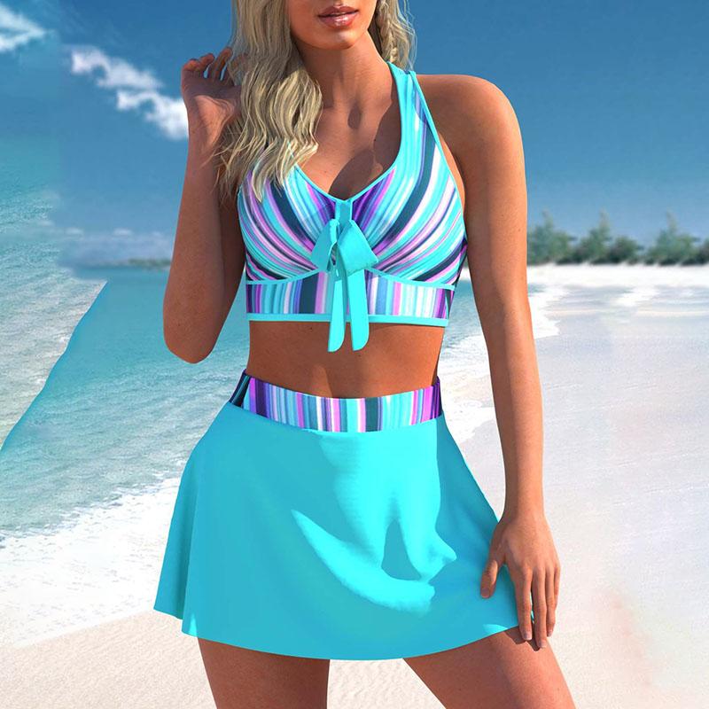 Купальники Европейский и американский раздельный купальник, женское консервативное платье, комплект бикини, однотонный купальник XXL
Купальники Европейский и американский раздельный купальник, женское консервативное платье, комплект бикини, однотонный купальник XXL