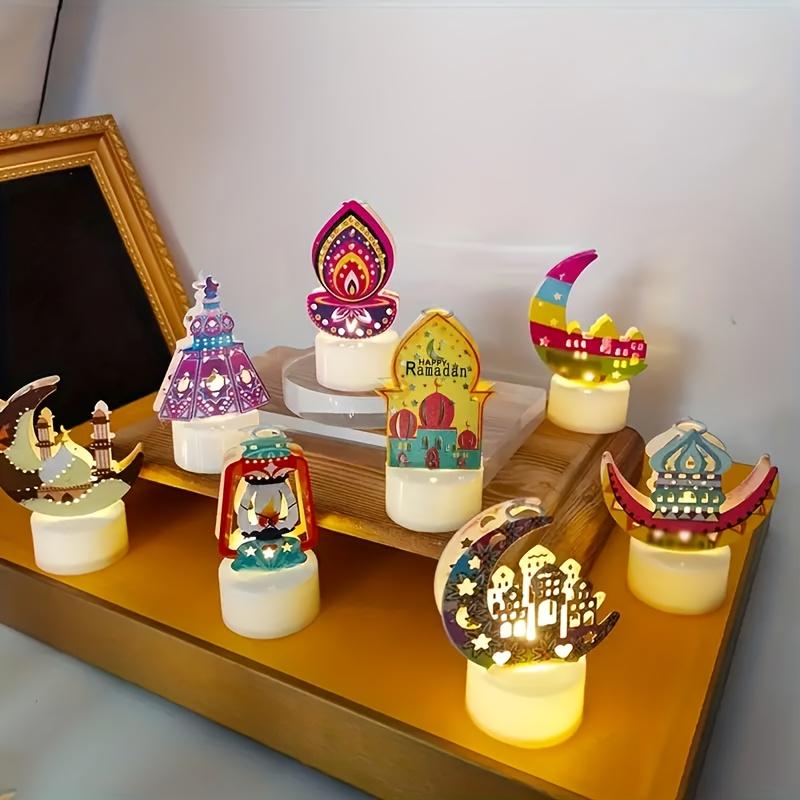 6Pcs LED Electronic Candle Lights, Creative Lighting Atmosphere Lights, Decorative Small Colored Lights, Wrought Iron Castle Shaped Small Night Lights 6pcs Warm
6Pcs LED Electronic Candle Lights, Creative Lighting Atmosphere Lights, Decorative Small Colored Lights, Wrought Iron Castle Shaped Small Night Lights 6pcs Warm