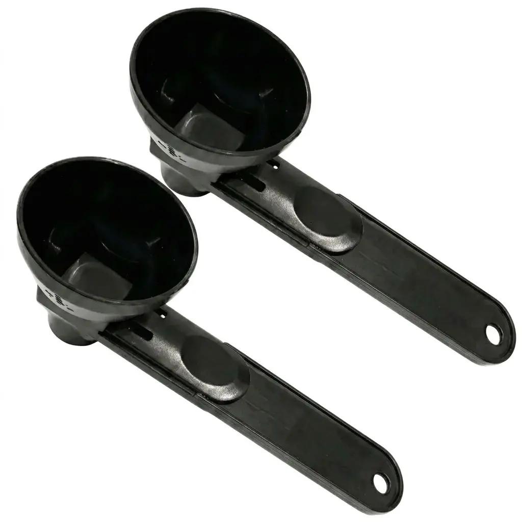 Includes 2 measuring spoons with built-in measuring marks and a high-quality funnel, made from safe, BPA-free plastic чёрный
Includes 2 measuring spoons with built-in measuring marks and a high-quality funnel, made from safe, BPA-free plastic чёрный