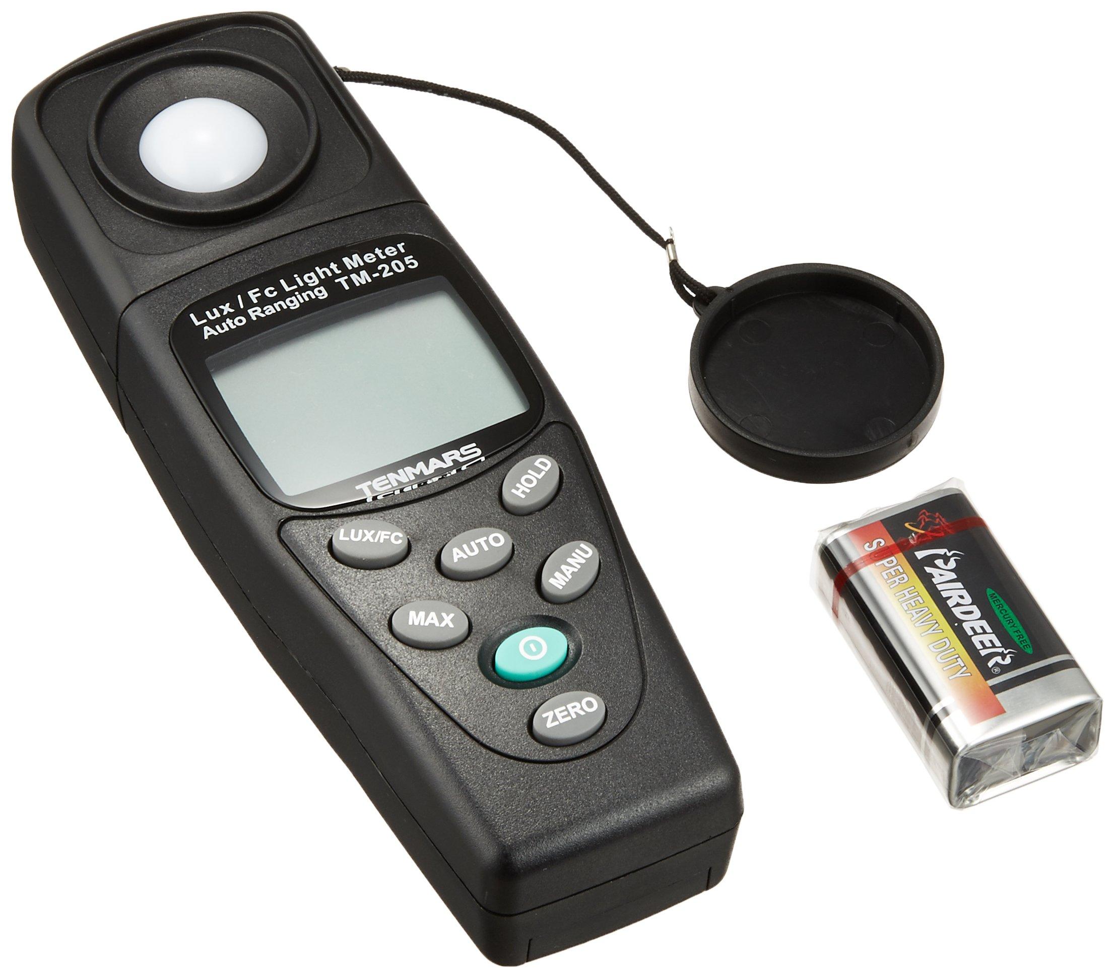 TENMARS Digital Illuminance Meter TM-205 (Automatic Range Switching)
TENMARS Digital Illuminance Meter TM-205 (Automatic Range Switching)