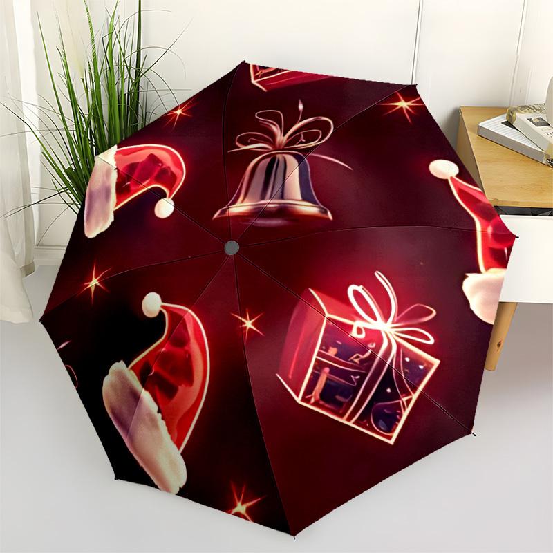 1pc Christmas Automatic Folding Umbrella - 8-Rib Automatic Open/Close, Portable Collapsible Compact Umbrella yy251218060
1pc Christmas Automatic Folding Umbrella - 8-Rib Automatic Open/Close, Portable Collapsible Compact Umbrella yy251218060
