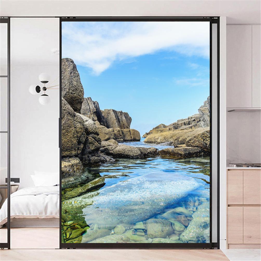 Privacy Window Film Sea Pattern Decorative Glass Covering No-Glue Static Cling Frosted Window Stickers for Home Decor (as the picture,40x60cm WxH)
Privacy Window Film Sea Pattern Decorative Glass Covering No-Glue Static Cling Frosted Window Stickers for Home Decor (as the picture,40x60cm WxH)