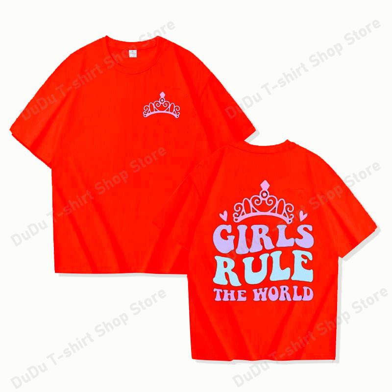New Girls Rule the World Print T Shirt Female Casual Short Sleeve Tshirt Women Fashion Queen Graphic Print Tops Tees S
New Girls Rule the World Print T Shirt Female Casual Short Sleeve Tshirt Women Fashion Queen Graphic Print Tops Tees S