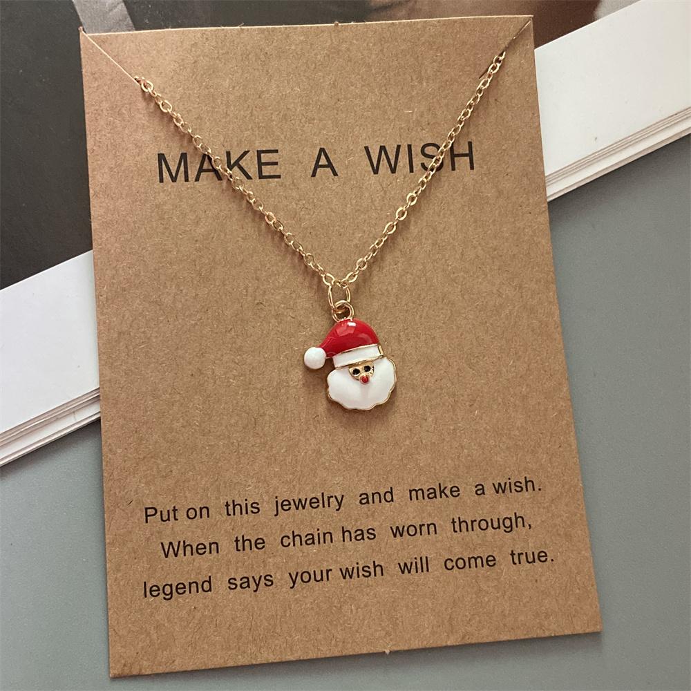 New Christmas Collection Necklace Christmas Snowflake Old Man Tree Pendant Necklace Party Holiday Made a Wish Zircon
New Christmas Collection Necklace Christmas Snowflake Old Man Tree Pendant Necklace Party Holiday Made a Wish Zircon