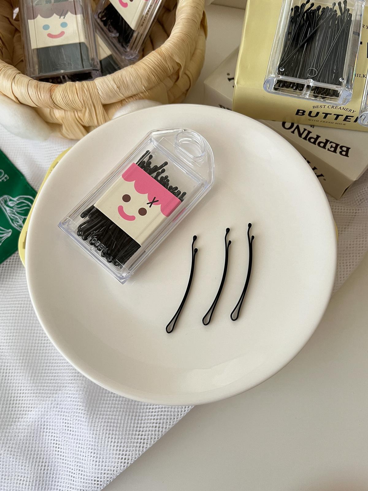 Black one-word clip bangs clip edge clip fashion temperament simple hairpin fixed hair clip hair accessories 30 pcs
Black one-word clip bangs clip edge clip fashion temperament simple hairpin fixed hair clip hair accessories 30 pcs