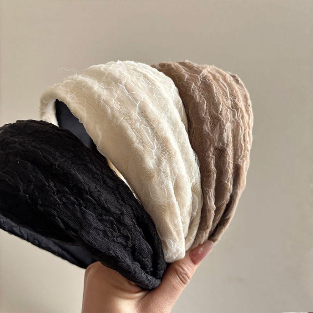 Face Wash Wide Headband Solid Color Chiffon Hair Hoop Fashion Wide Edge Hairband Daily білий
Face Wash Wide Headband Solid Color Chiffon Hair Hoop Fashion Wide Edge Hairband Daily білий