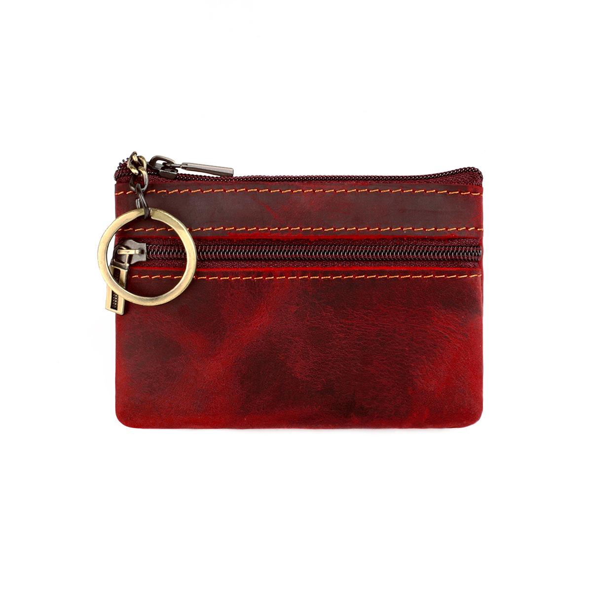 Vintage Genuine Leather Coin Purse Men Women Double Zipper Small Wallet Card Holder Car Key Case Top Layer Cowhide
Vintage Genuine Leather Coin Purse Men Women Double Zipper Small Wallet Card Holder Car Key Case Top Layer Cowhide
